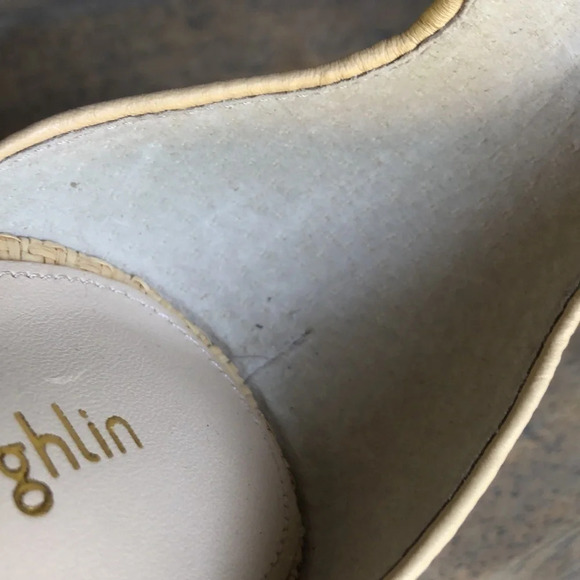 J. McLauglin Madison raffia tan ankle strap sandals Sz 9.5 EUC - Picture 13 of 14